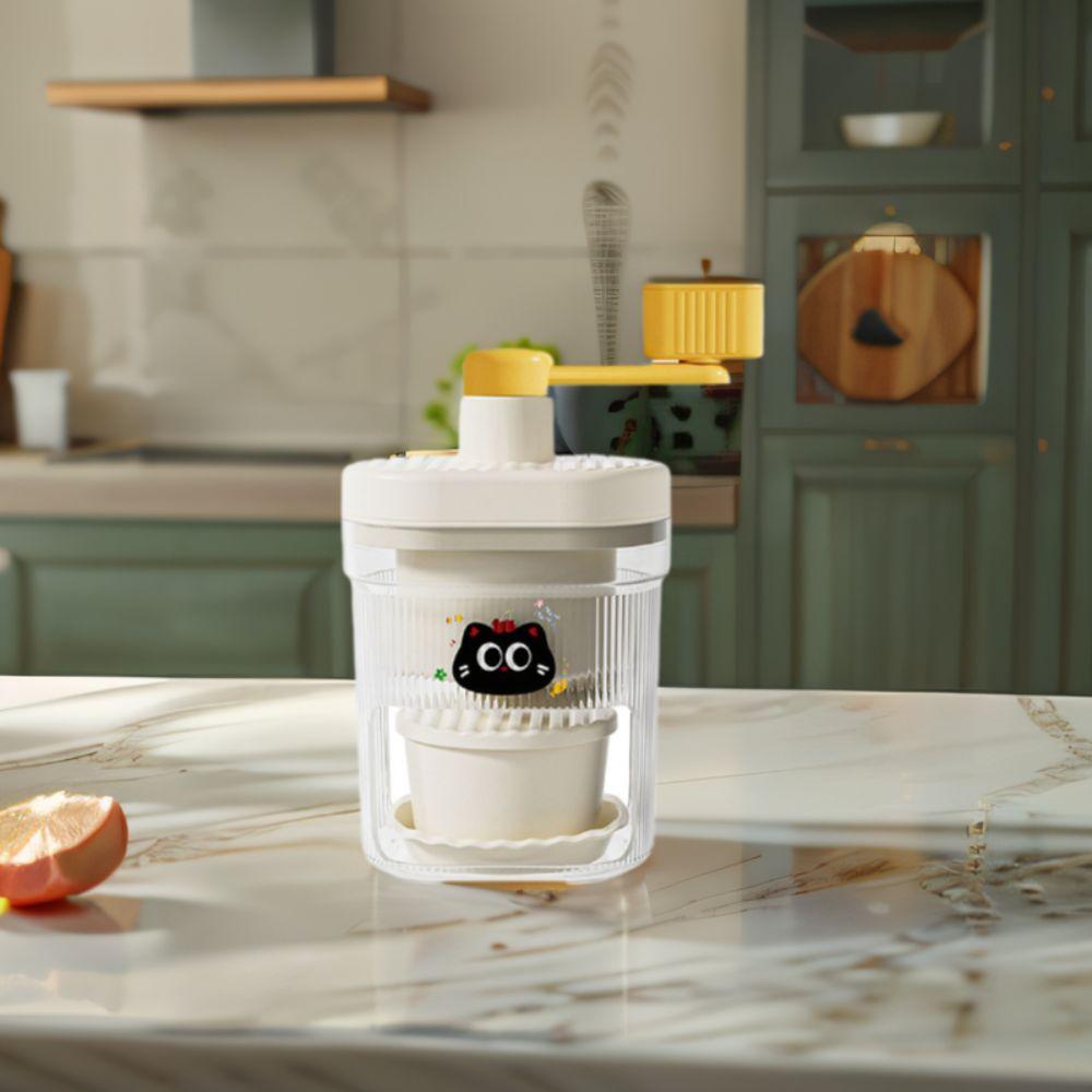 with Bowl Shaved Ice Machine Hand Crank Smoothie Maker Kitchen Acceesories Ice Crushers  Dessert