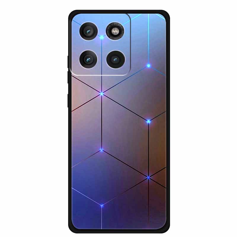 Силиконовый TPU чехол для Motorola Edge 60 Pro Защитный мягкий чехол Технологичный стиль Coque для Moto Edge60 Pro Capa Новый Ударопрочный Fundas