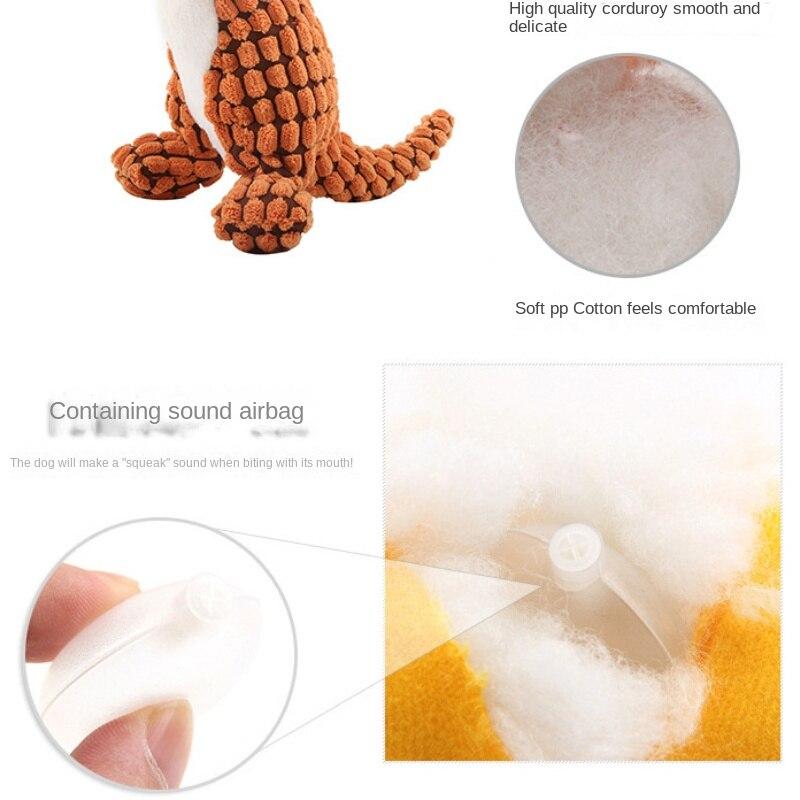 Большой динозавр, товары для домашних животных, плюшевая игрушка, устойчивая к укусам собак, шлифовальная звуковая игрушка, чистка зубов и поглощение запаха.