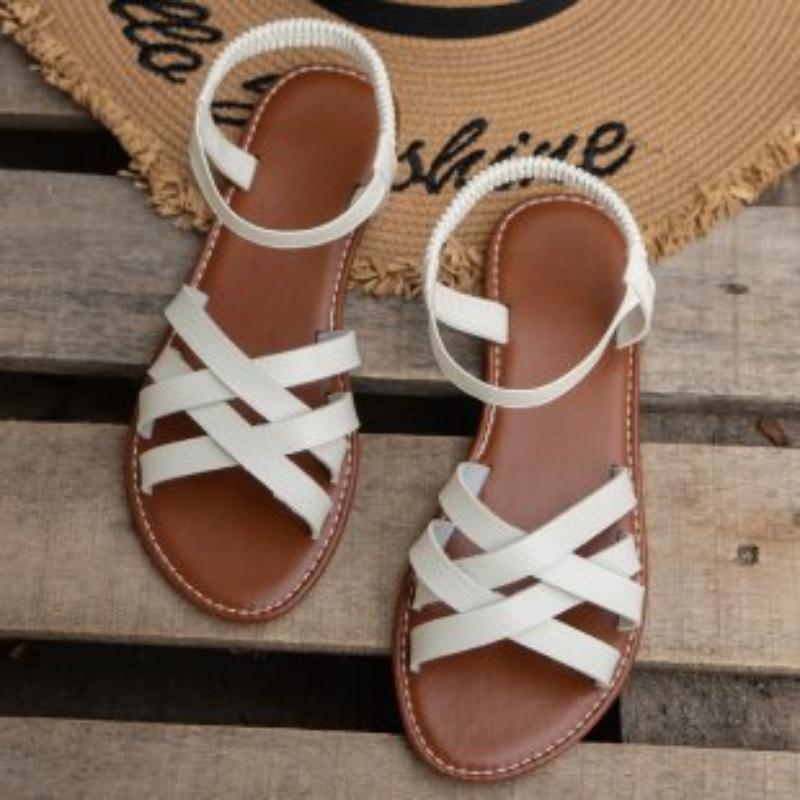 Women Summer Flat Roman Beach Sandals Beach Fashion Shoes