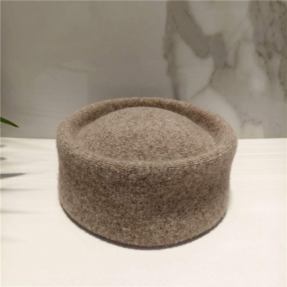 Elegant Beret Hat Fedoras Airline Stewardess Caps Fashion Pillbox Hat Cocktail Event