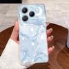 Чехол для Infinix Hot 40 Pro X6837 Эстетичный Милый Кот Чехол Мягкий ТПУ Бампер Infinix Hot40Pro 40i Прозрачная Силиконовая Задняя Крышка