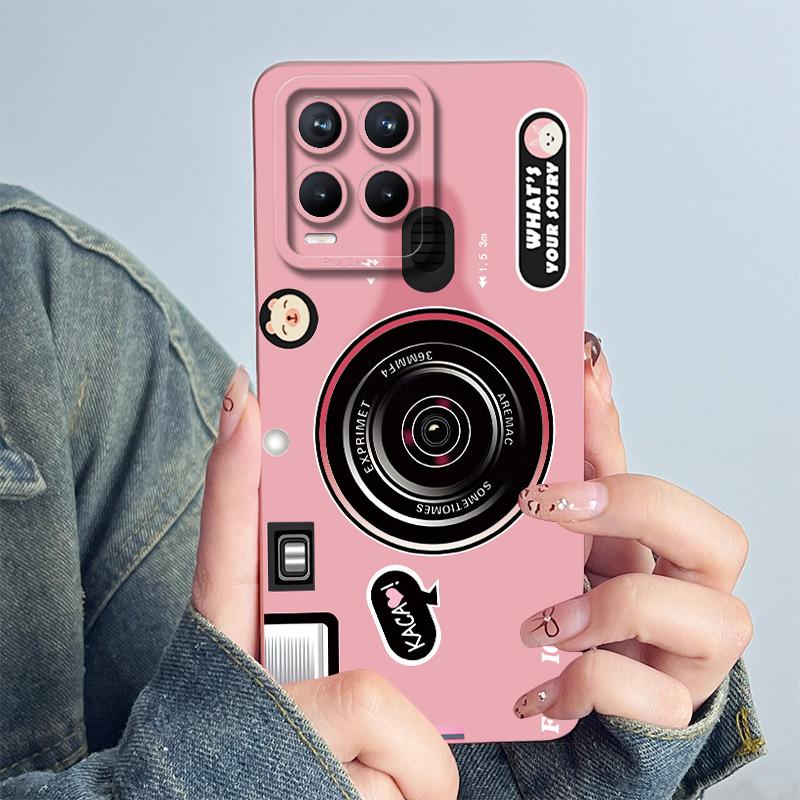 For OPPO Realme 8 4G RMX3085 Phone Case Realme8 Pro 4G RMX3081 Soft Capa Coque Sweet Painted Cartoon Shell Printed Funda Cover
