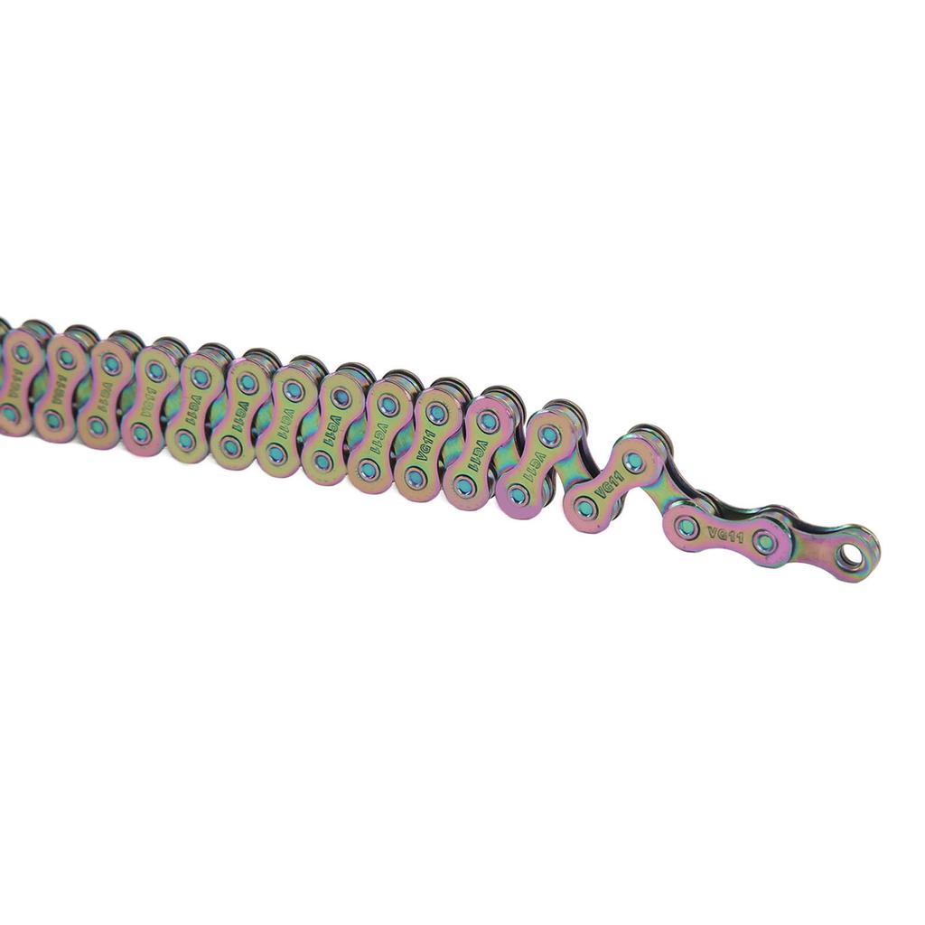 11 Speed Bike Chain Carbon Steel Colorful Road Bike Chain with Chain Connector for VG SPORTS