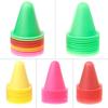 10 Pcs Skate Marker Cones Roller Football Marking Cup Marker Cones Slalom Roller Skate Pile Cup Soccer Training Equipment