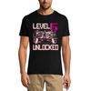 Men's Gaming T-Shirt Level 6 Unlocked - Funny Gamer 6th Birthday Tee Shirt