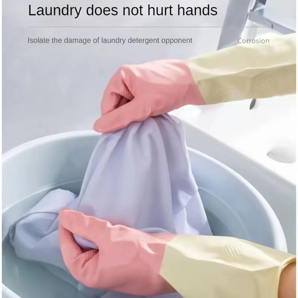Wear Resistant Kitchen Cleaning Gloves Latex Laundry Dishwashing Gloves Housework Cleaning Gloves