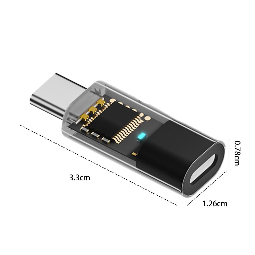 Ligting To Type-C Connecter Adapter for Apple Pencil 1st Generation Bluetooth-Compatible Ligting To Type C Charging Adapter