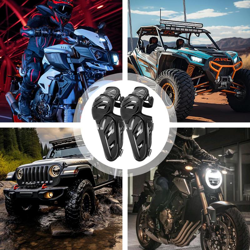 Мотоциклетные наколенники и налокотники Защита колена Мотоциклетные наколенники Длинный рукав для ног Защитное снаряжение Прочный эргономичный