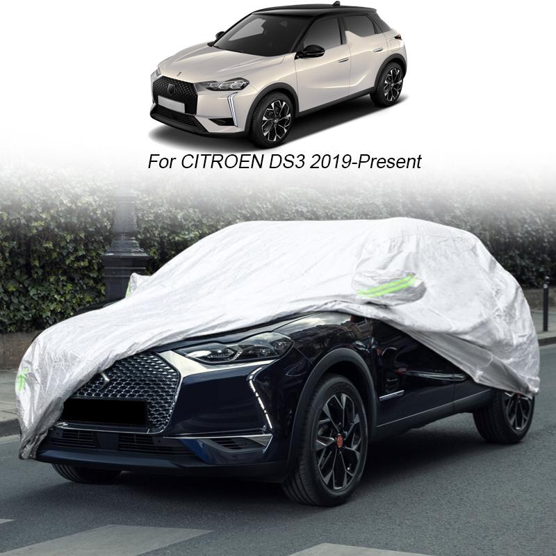 Полный автомобильный чехол от дождя, мороза, снега, пыли, водонепроницаемый защитный анти-УФ-чехол для Citroen DS3 DS4 DS7 DS9, внешние автомобильные аксессуары
