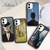 Чехол для телефона Rene Magritte для iPhone 11 12 13 14 Pro Max mini X XR XS SE 2020 5 6S 7 8 Plus Samsung Galaxy S21 S22 Cover shell
