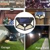 100 LED Solar Wall Lights Outdoor Solar Lamp Waterproof Motion Sensor Solar Powered Sunlight Street Light for Garden Decoration
