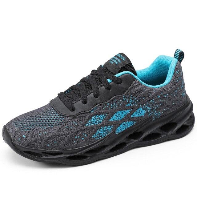 Летние мужские кроссовки, летающие туфли с ткаными лезвиями, легкие повседневные кроссовки с дышащей сеткой, большие размеры, Zapatillas Hombre