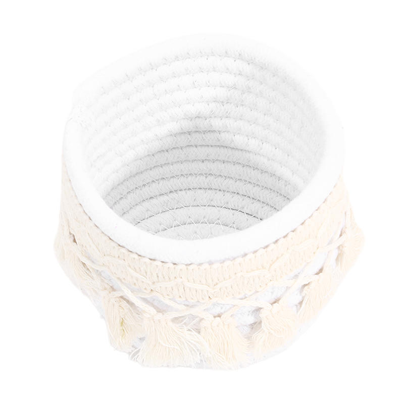 Креативный Бохо Декор Органайзер для Кистей для Макияжа Настольная Мини Корзина для Хранения Пенал для Ручек и Карандашей Контейнеры для Очков