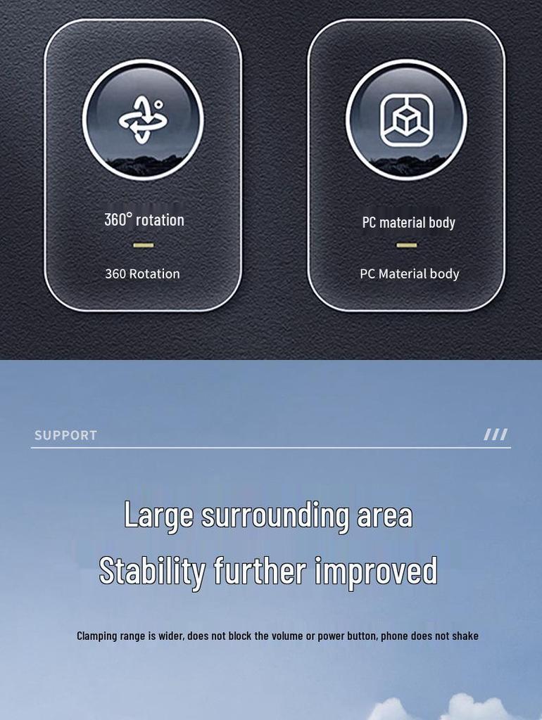 Infiniti Q50L/QX50/QX60 Navigation Air Vent Car Phone Holder