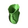 Органайзер для хранения, большой емкости, для рабочего стола, с 3D-печатным дизайном в виде листа, держатель для хранения для домашнего офиса, декор для дома