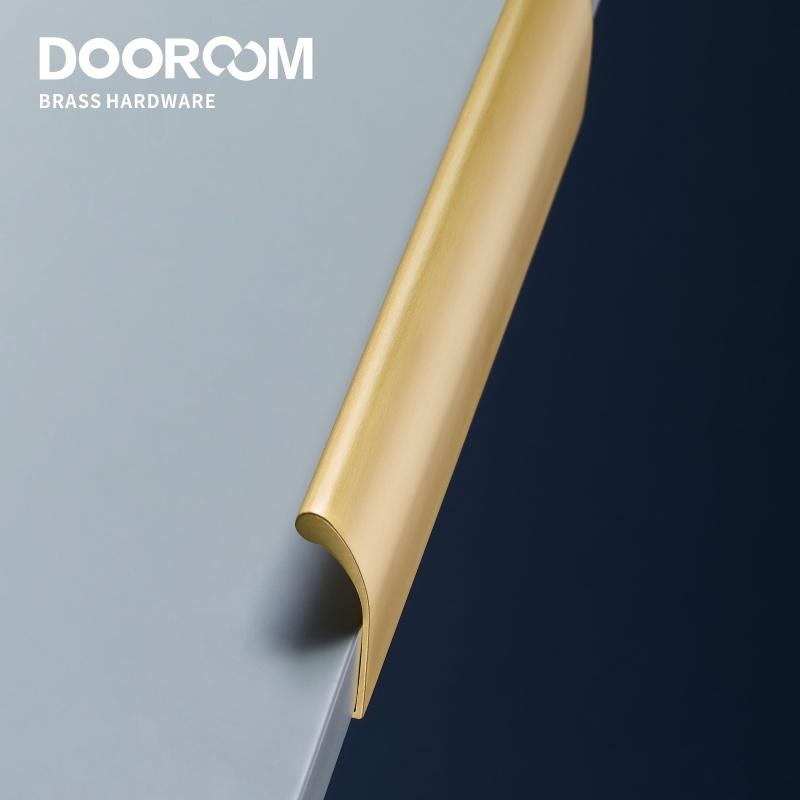 Dooroom Металлические Скрытые Ручки для Мебели Длинные Встраиваемые Ручки Шкаф Шкаф-комод Шкафчик Шкаф Ящик Коробка для Обуви Винный Бар Ручки