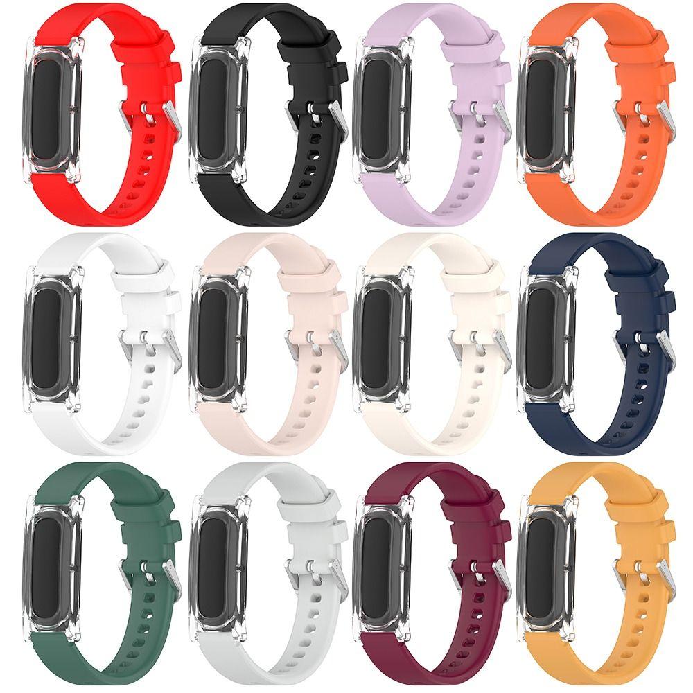 Adjustable Silicone Loop Watchband Strap Bracelet for Google Fitbit Air Smart Band Accessories