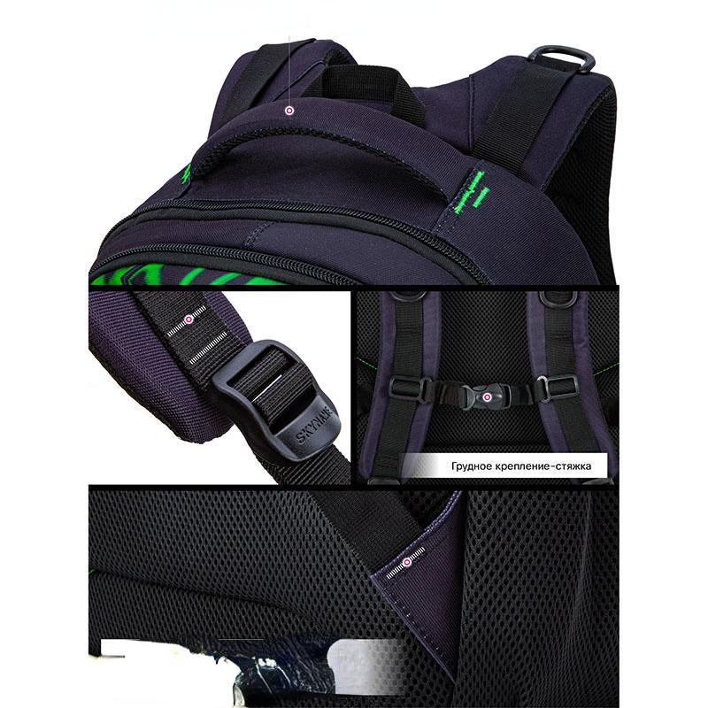 Ортопедическая школьная сумка для мальчиков, 3D футбольные рюкзаки, студенческая многофункциональная сумка с зарядкой через USB, сумка для книг для подростков