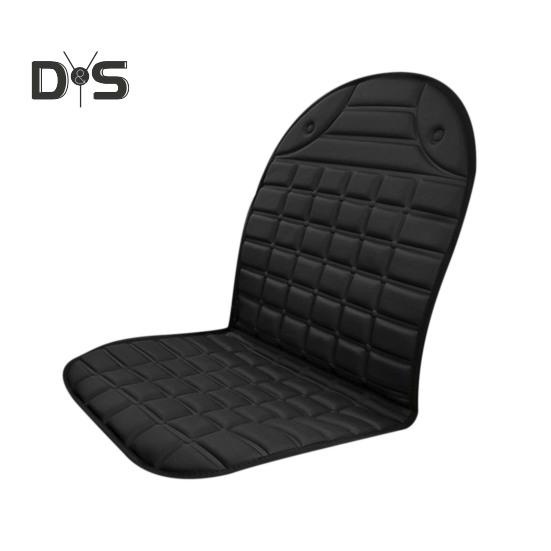 Подушка для сиденья автомобиля с подогревом, регулируемая температура, быстрый нагрев, легко моется, универсальная, для внедорожников, грузовиков, зимняя подушка для сиденья