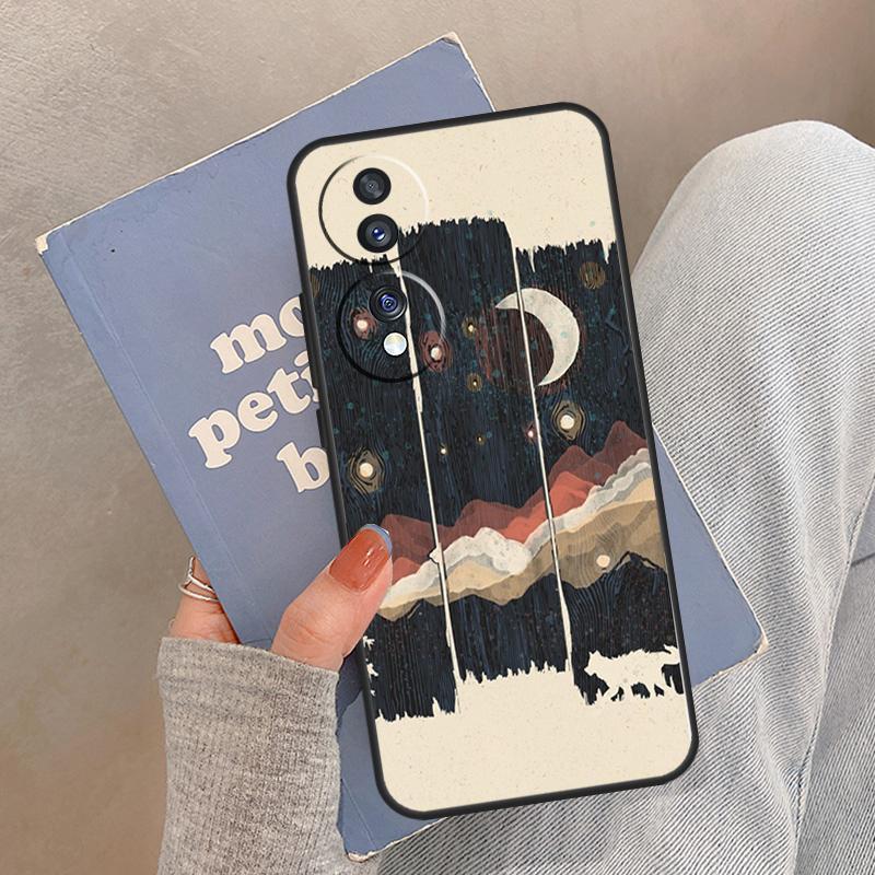 Чехол Wild MountainsMoon Lake для Honor Magic 8 Pro 5 6 7 Lite Чехол для Honor 200 400 90 70 50 X8a X8b X9a X9b X9c