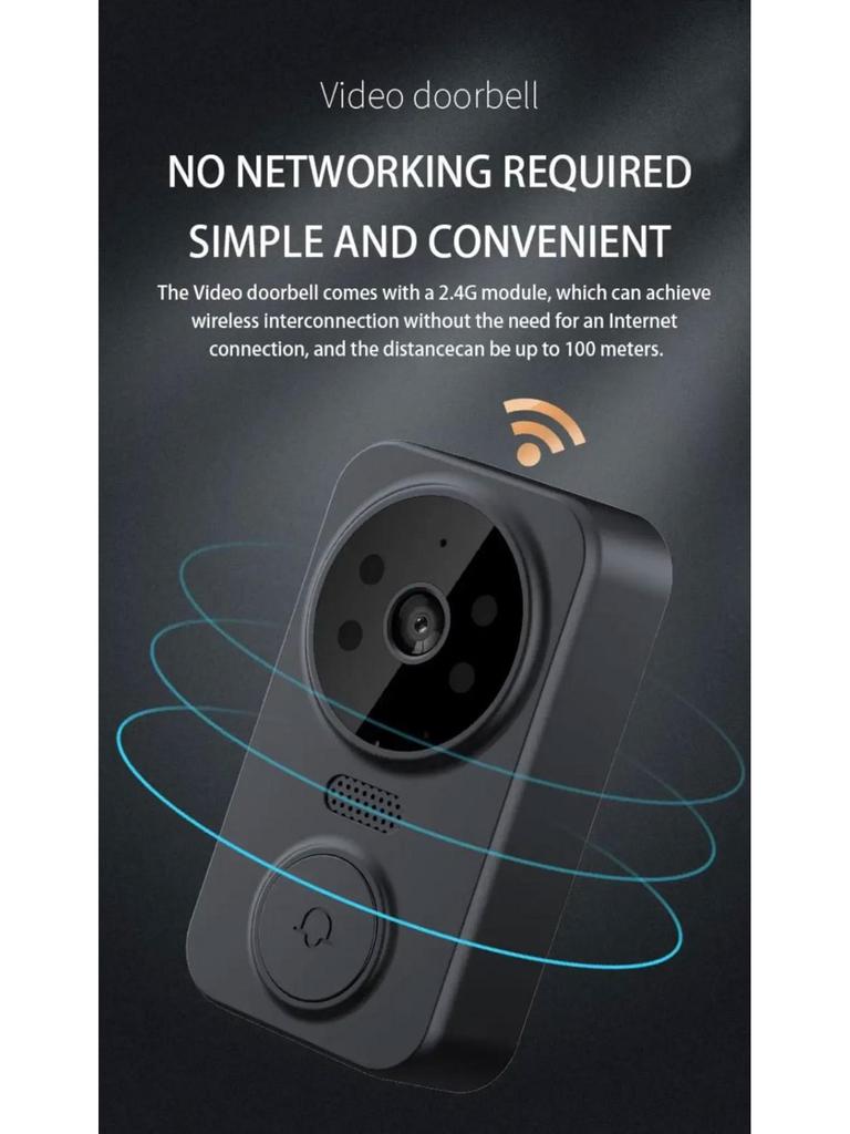 Умный беспроводной видеодомофон 4,3 дюйма с двусторонней связью и камерой-глазком