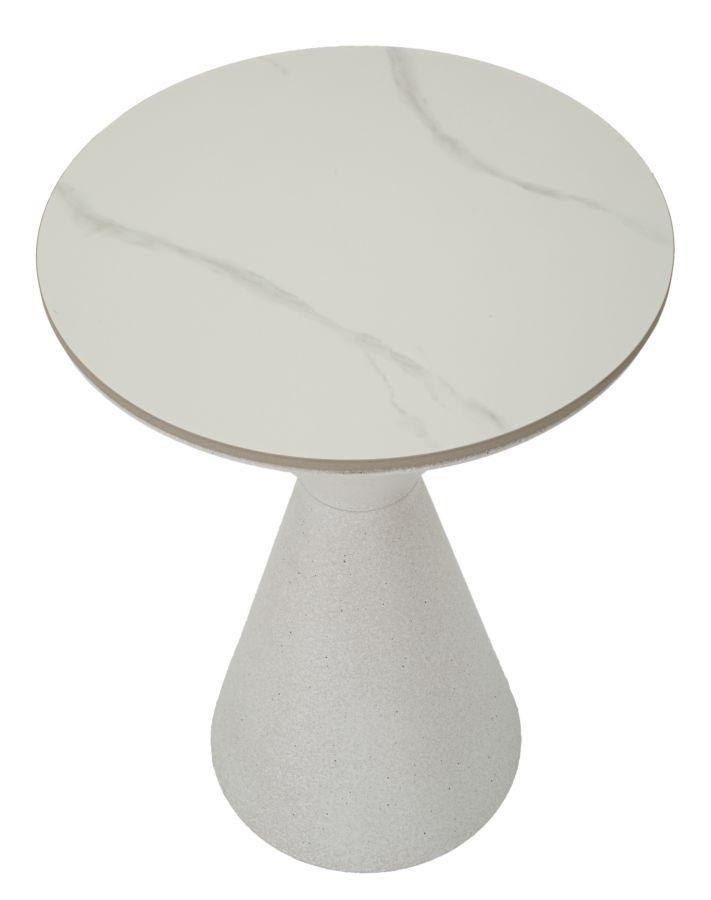 Table White Double Cm Ø 44,5X63