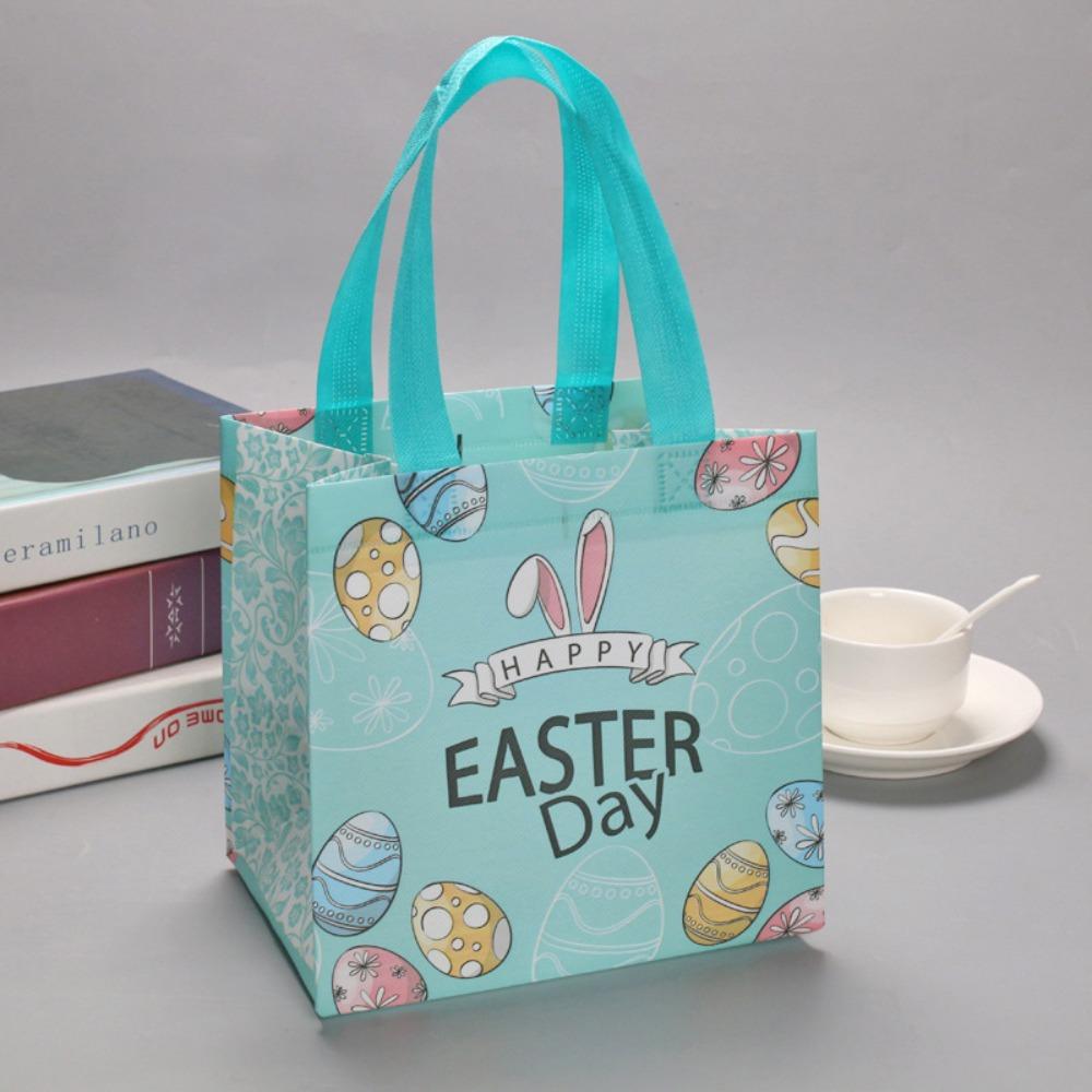 Нетканые пасхальные сумки-кролики, большая вместимость, подарочная упаковка, пасхальные