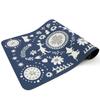 Yokozuna Creation Moomin Bath Mat Earth Powder Soft Bath Size (Diatomaceous Mat, Fork, Navy, M)