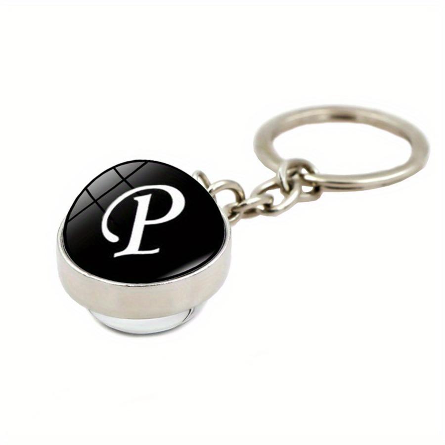 26 английских букв простой стиль металлические начальные шармы подвеска брелок вещи на день Святого Валентина для него друзья любовь набор подарки