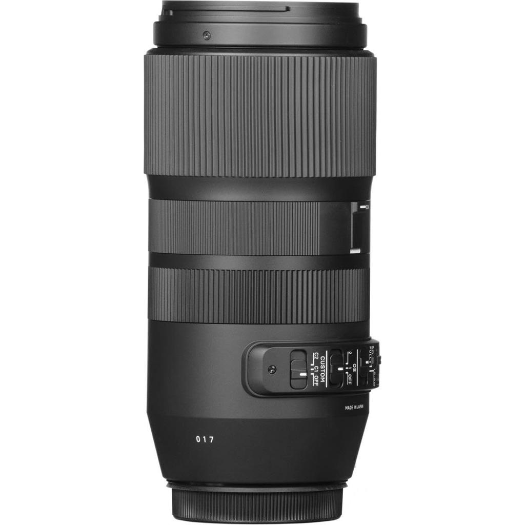 Sigma DG OS HSM Zoom Telephoto Lens for Nikon Contemporary DSLR 100-400mm F5-6.3 F-mount, Full-frame Cameras.