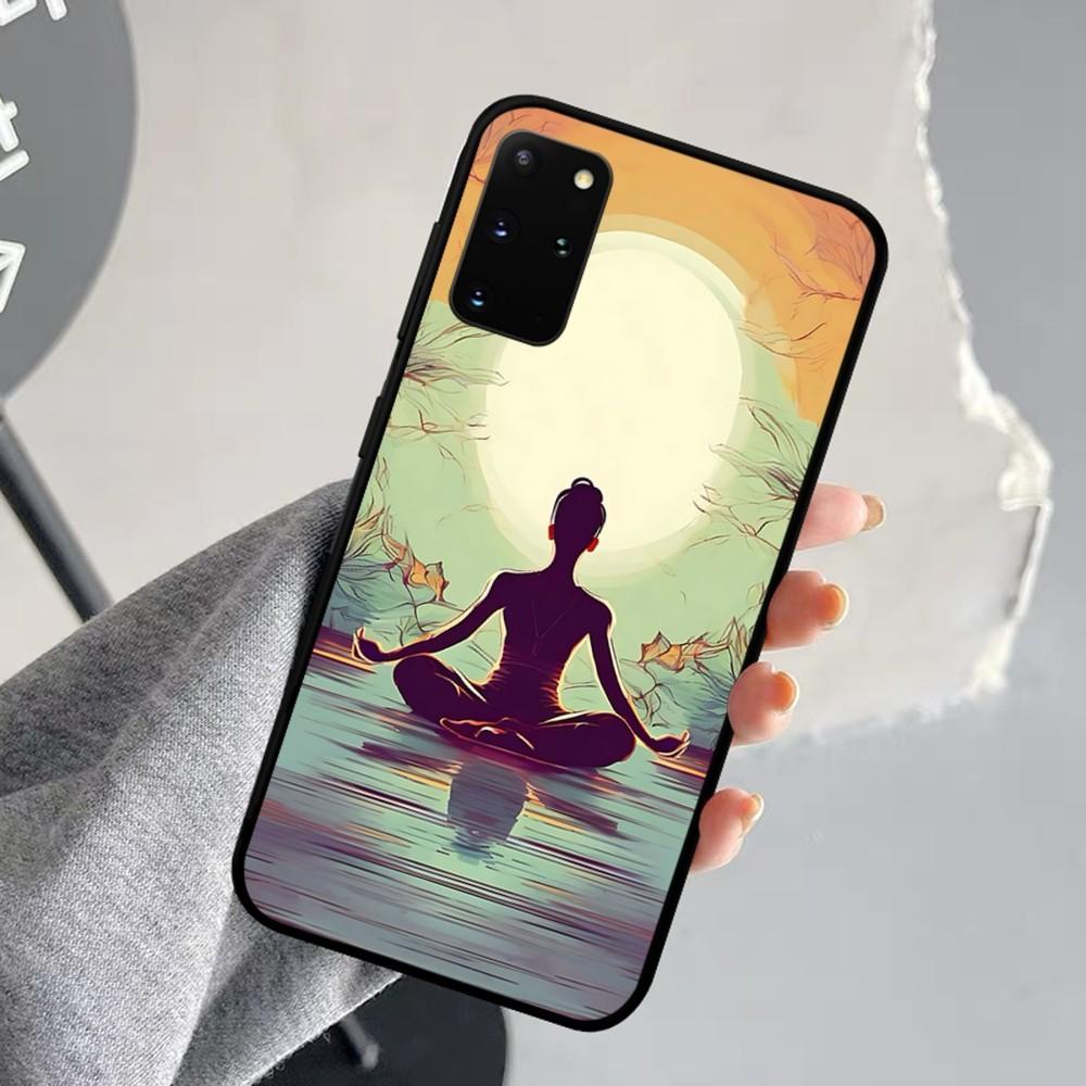 Чехол для телефона Йога для Samsung S 9 10 20 21 22 23 30 23 24 Plus Lite Ultra FE S10lite Fundas