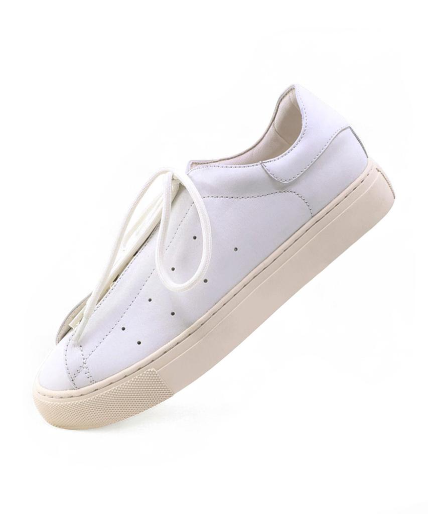 Yase [Итальянская кожа] Ss1 Мягкие кроссовки Белые