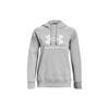 Solid Color Letter Print Hooded Pullover Sweatshirt Women Tops Light-Grey 1379501-012