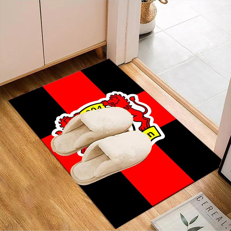Bayer Football Club Printed Office Carpet Chair Cushion  Entryway Rug, Rugs for Living Room, Bedroom Christmas gifts