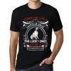 Men’s Vintage Tee Shirt Graphic T Shirt Labrador Retriever Dog Deep Black