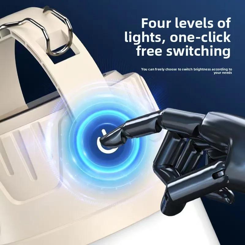 Solar Camping Light LED Rechargeable Hiking Lamp Waterproof Outdoor Flashlight Gear for Fishing Backpacking Tent Atmosphere Lamp