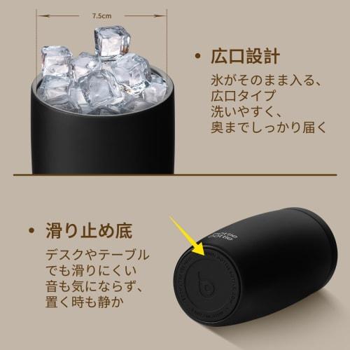 БУТЫЛКА БУТЫЛКА Тамблер, 500 мл, Закрытие одним касанием, Герметичный, С вакуумной изоляцией, Кружка-термос для кофе и чая, Сохраняет горячим или холодным, Нержавеющая сталь, Пор