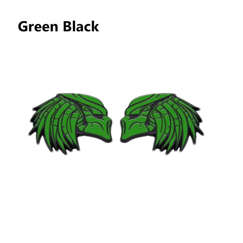 2pcs Metal Hellcat Sticker for Dodge SRT Caliber Jcuv Journey RAM Caravan Challenger Car Body Side Emblem Trunk Decal Decoration JJ1