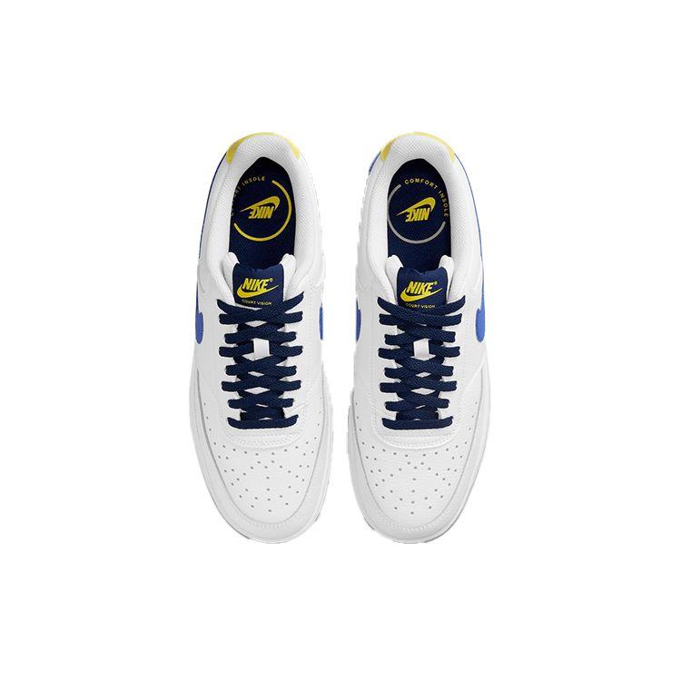 Nike Court Vision Low White Blue Void Мужские кроссовки Бирюзово-Синие DM1187-102