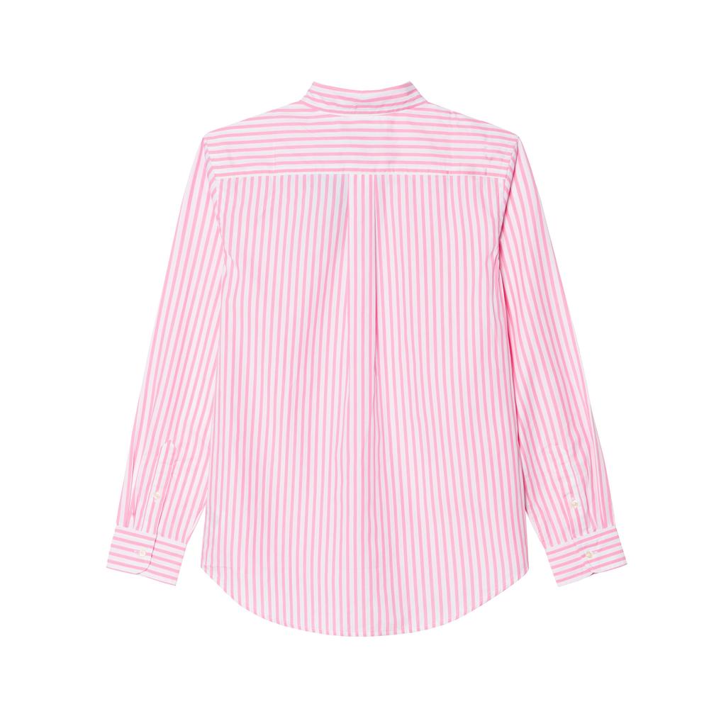 Polo Ralph Lauren Striped Button-Down Long Sleeve Shirt Kids Shirts Pink 323862260-040