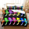 Splatoon 3 Inkling Squid Комплект постельного белья Single Twin Full Queen King Size Комплект постельного белья Aldult Kid Bedroom Комплект пододеяльников Комплект постельного белья