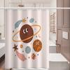 Bathroom Thickened Waterproof Curtain Mildew Proof Shower Curtain Shower Partition Curtain Shower Curtain Bathroom Curtain Free Perforation