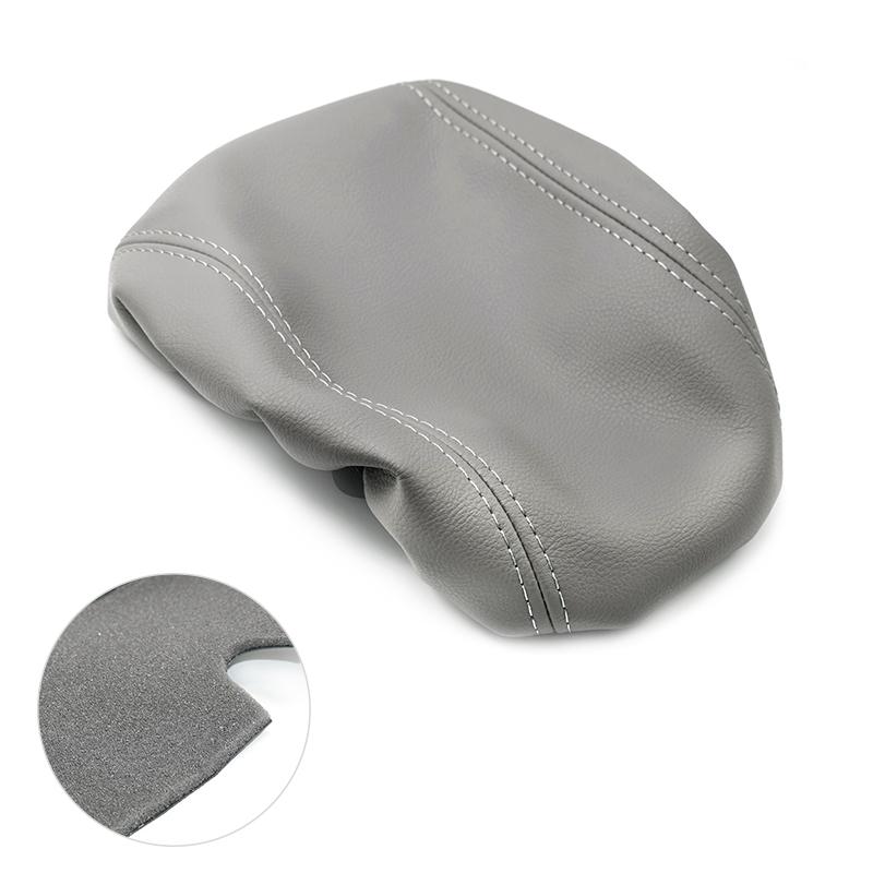 Для Toyota Prado 2002 2003 2004 2005 2006 2007 Стайлинг автомобиля Центральная консоль Подлокотник Панель Крышка из искусственной кожи с ж/