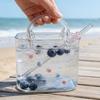 with Straw Creative Cocktail Glasses Novelty Beer Drinking Mug Fruit Wine Glass  Home Use