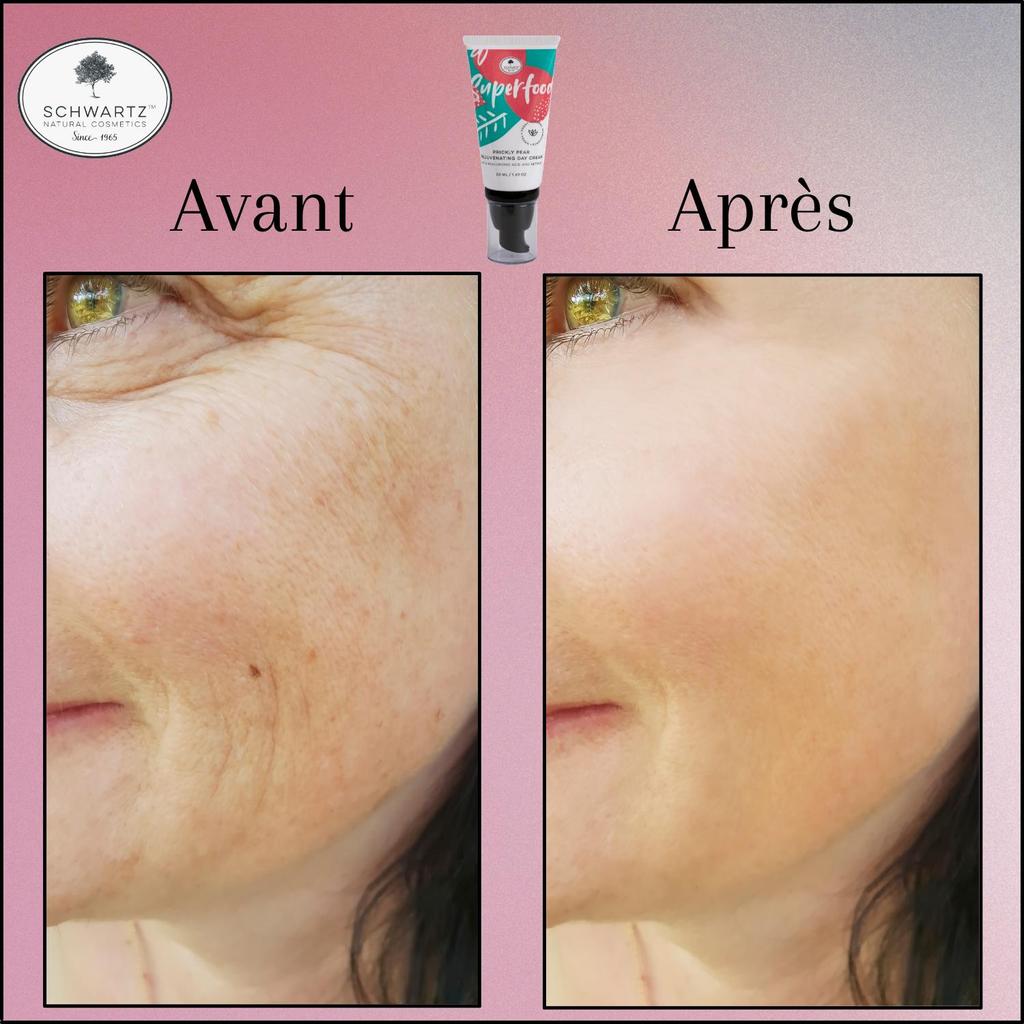 Дневной увлажняющий крем Superfood - Крем для лица против темных пятен, морщин и темных кругов вокруг глаз с гиалуроновой кислотой - Укрепляющий - 50 мл