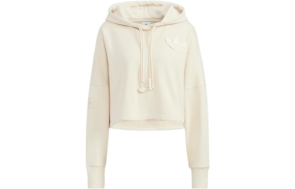 adidas Свитшот Originals женский цвет слоновой кости белый HS1924