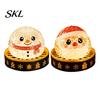 Stretchy Dumpling Toys 1/2/3/4Pcs Christmas Stress Relief Toy, Santa Snowman Reindeer Gingerbread Lollipop Sensory Squeeze Steamed Bun Fidget Toy for