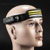 USB Rechargeable LED Headlamp Sensor Waterproof XPE+COB Built-in Battery 230° Wide Beam For Fishing Camping Lantern