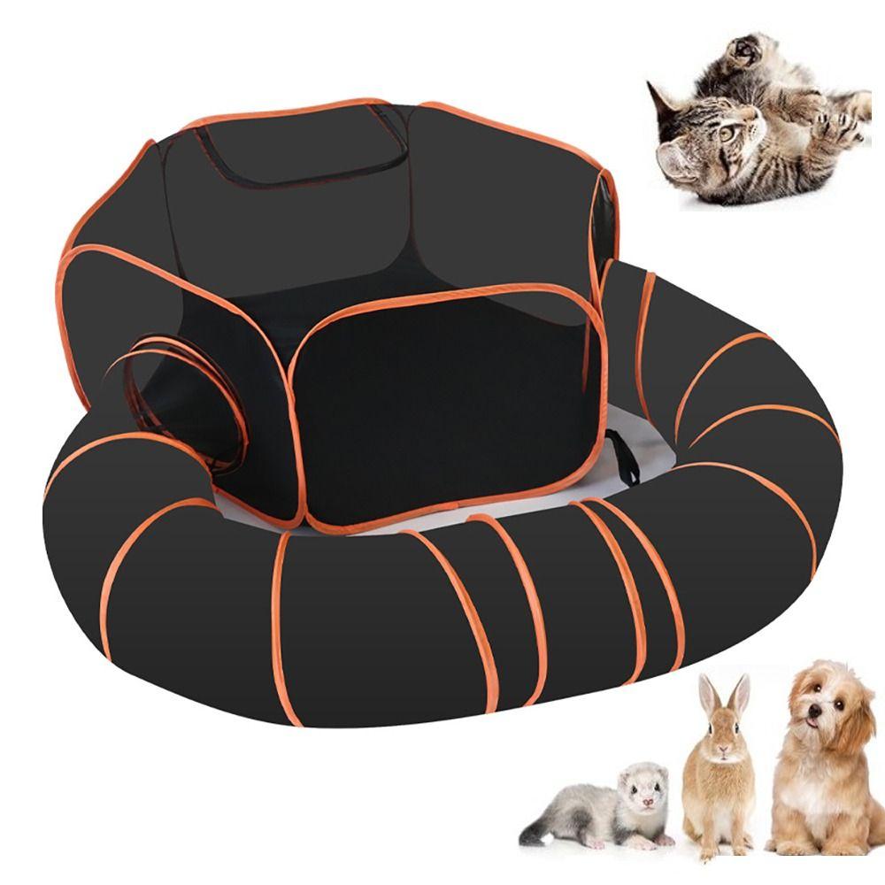 Складной вольер для кошек, палатки, большое пространство, забор для щенков, переносная клетка для домашних животных, кролик